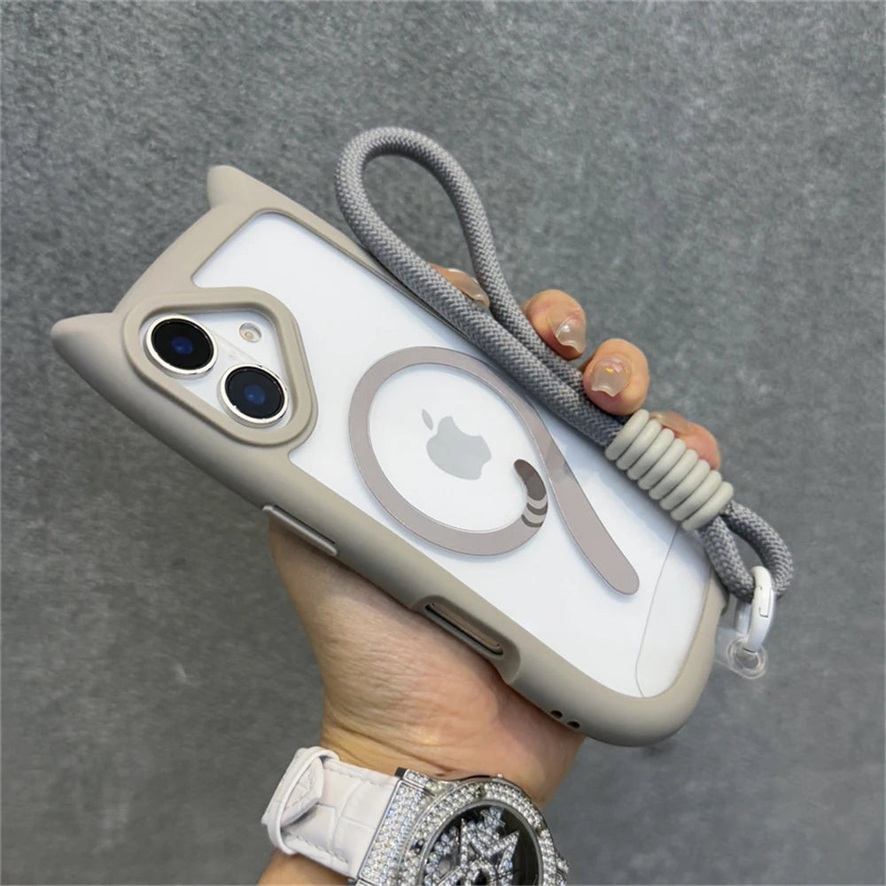 Cute Cat Ear  For iPhone 11-16 Pro Max