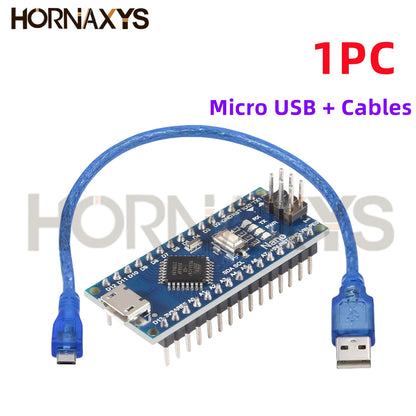 Promotion For arduino Nano V 3.0 Atmega328 Controller Compatible Board Module PCB Development Board MINI/TYPE-C/MICRO USB NANO