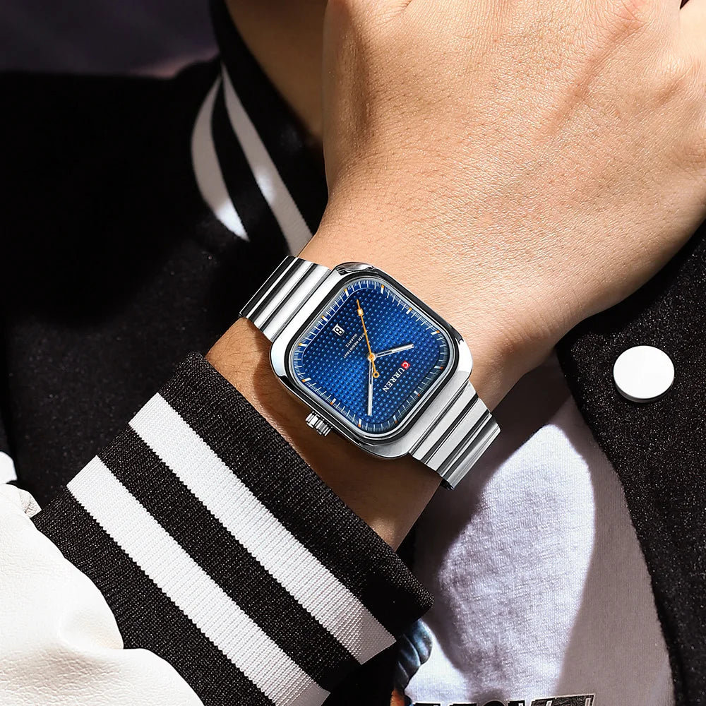 CURREN Simple Business Square Quartz Watch