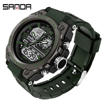 SANDA 6024 Sport Quartz Watch for Men