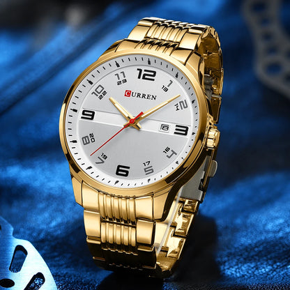 CURREN Luxury Stainless Steel Watch