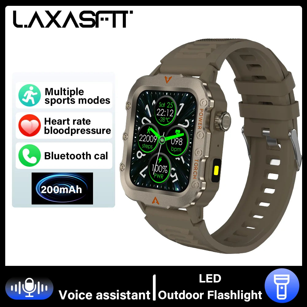 LAXASFIT LED Men's Smartwatch
