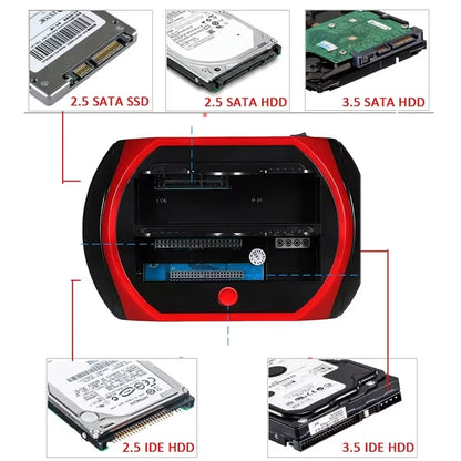 10 IN 1 Dual-bay Hard Drive Station