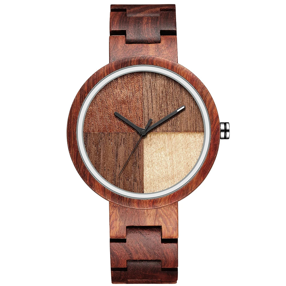 Casual Quartz Wooden Watch