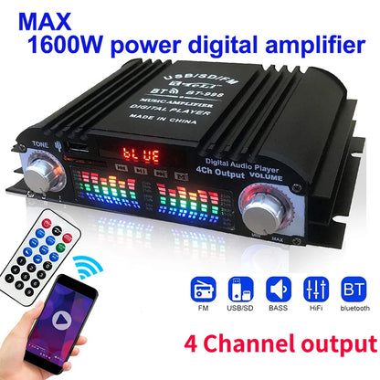 1600W Peak Power HiFi Sound Amplifier