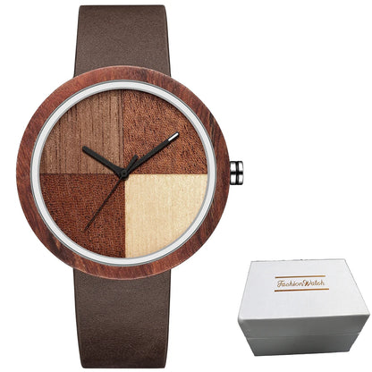 Casual Quartz Wooden Watch