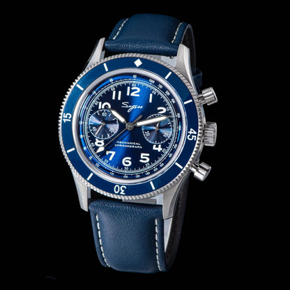 Sugess Handwind Chronograph Watch