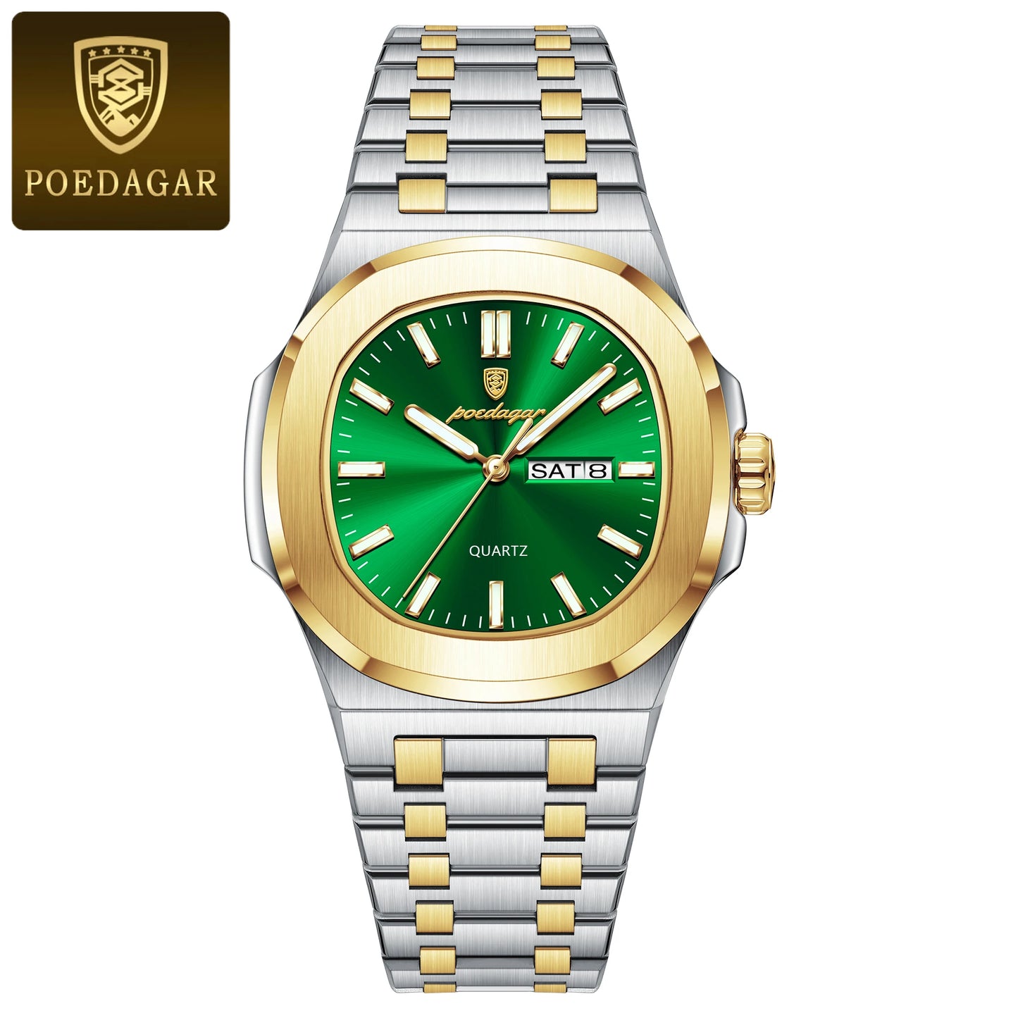 POEDAGAR Luxury Military Watch