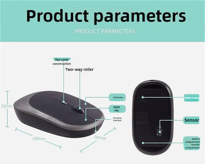MINGCVIL Wireless Mouse Bluetooth