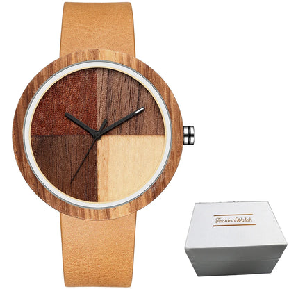 Casual Quartz Wooden Watch