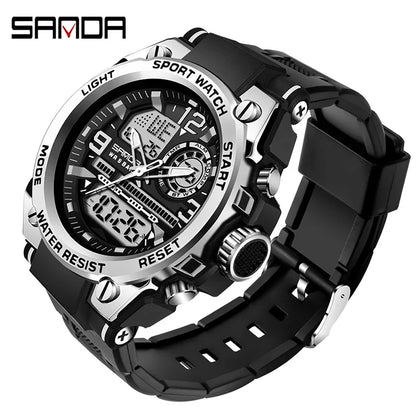 SANDA 6024 Sport Quartz Watch for Men