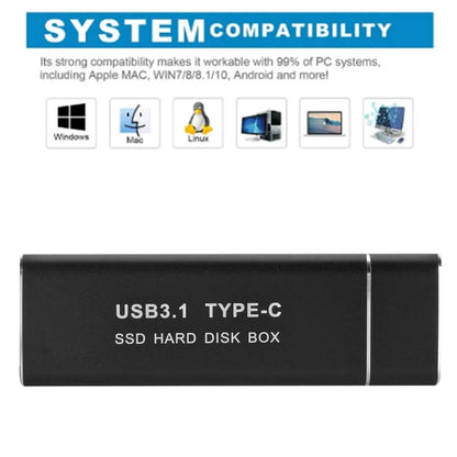 Type-C USB 3.1 to M.2 NGFF SSD Mobile Hard Disk Box