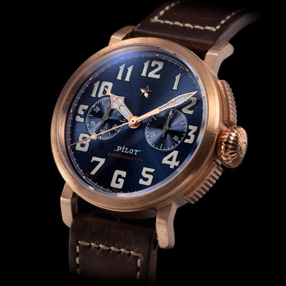 Sugess Bronze Pilot Watch