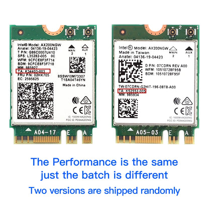 Dual Band AX210 Bluetooth WiFi Card