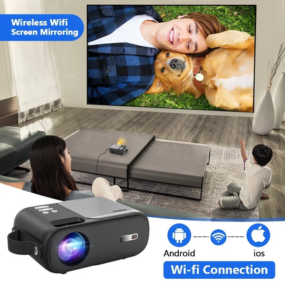 XIWSBY 12000Lumens Mini Android Projector