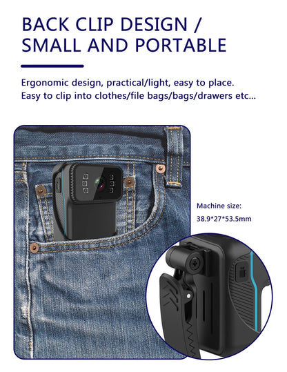 HD Portable body Action Camera