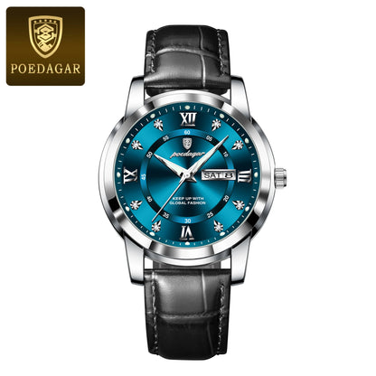 POEDAGAR Luxury Business Men Watch