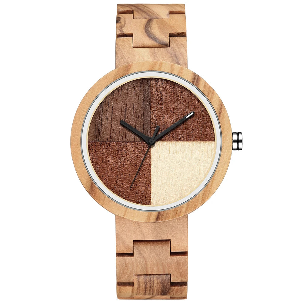 Casual Quartz Wooden Watch