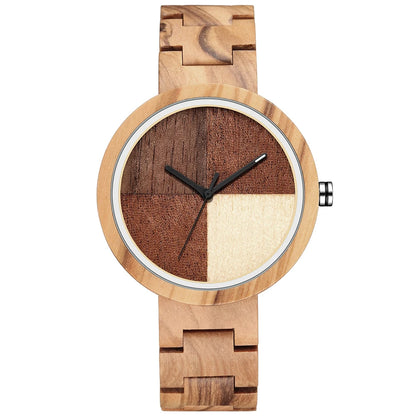 Casual Quartz Wooden Watch