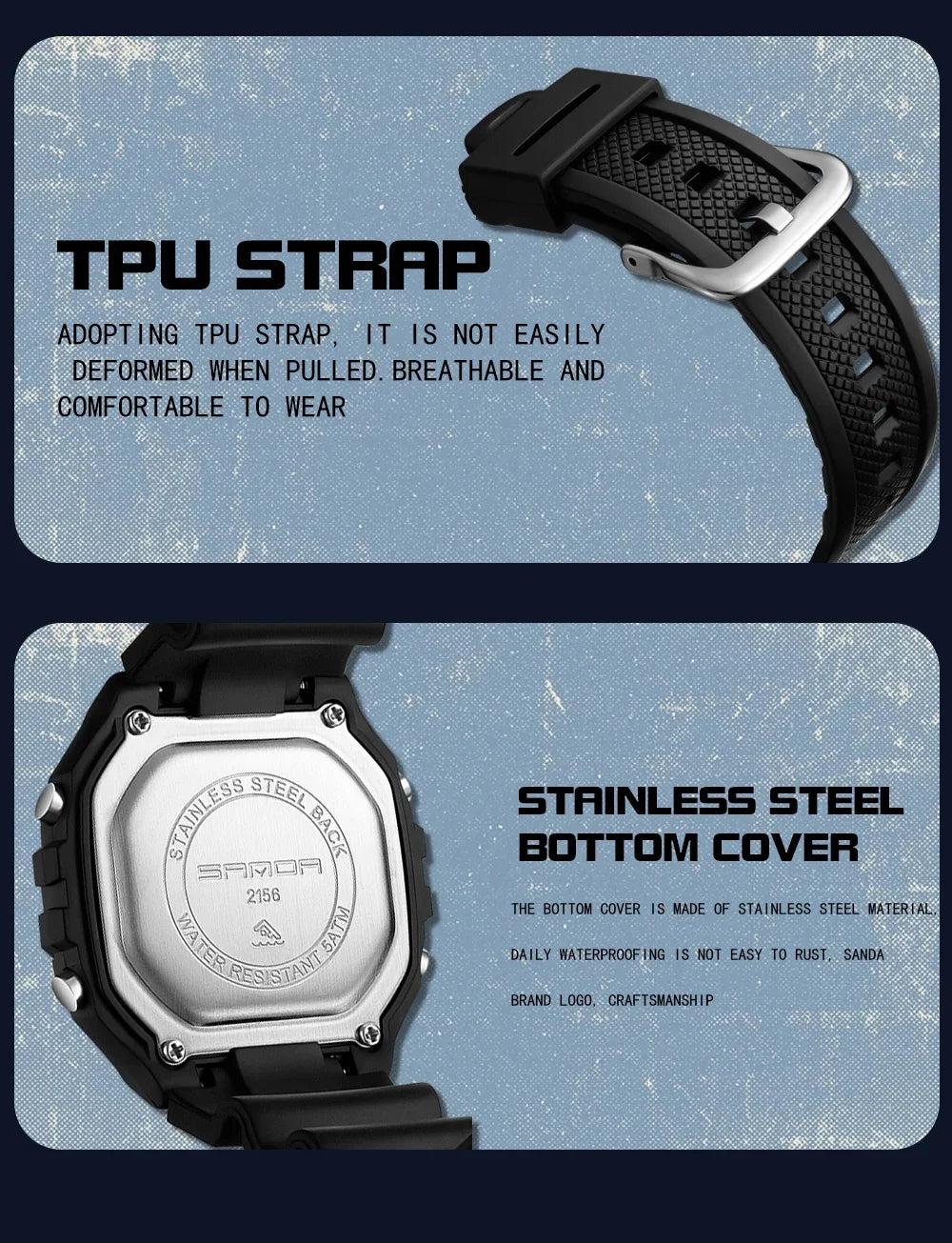 SANDA 2156 Fashion Men's Watch