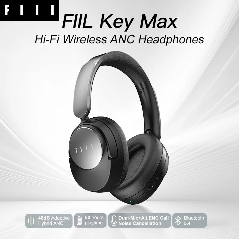 FIlL Key Max Hl-FI Wireless ANC Headphones