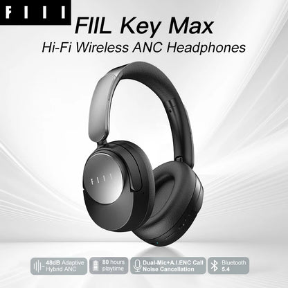 FIlL Key Max Hl-FI Wireless ANC Headphones