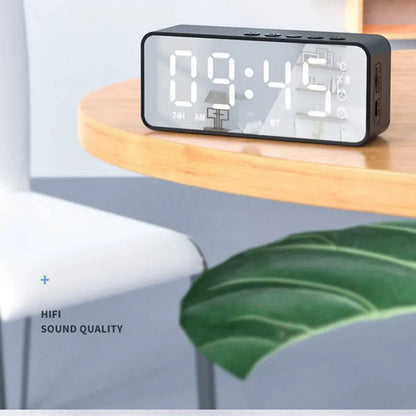 Alarm Clock Radio FM Bluetooth Speaker