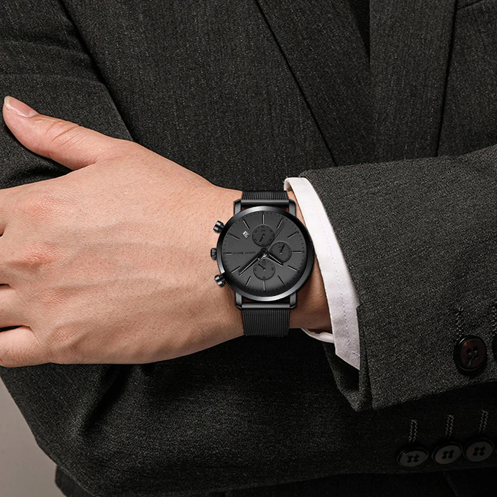 Multifunctional Quartz Wristwatch