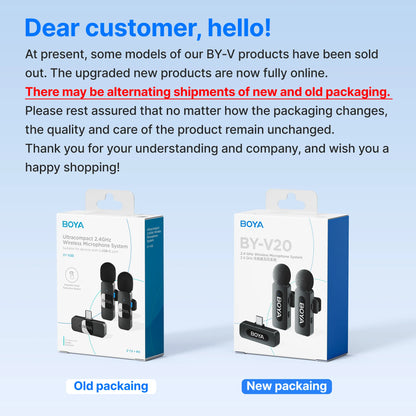 BOYA Professional Wireless Lavalier Mini Microphone