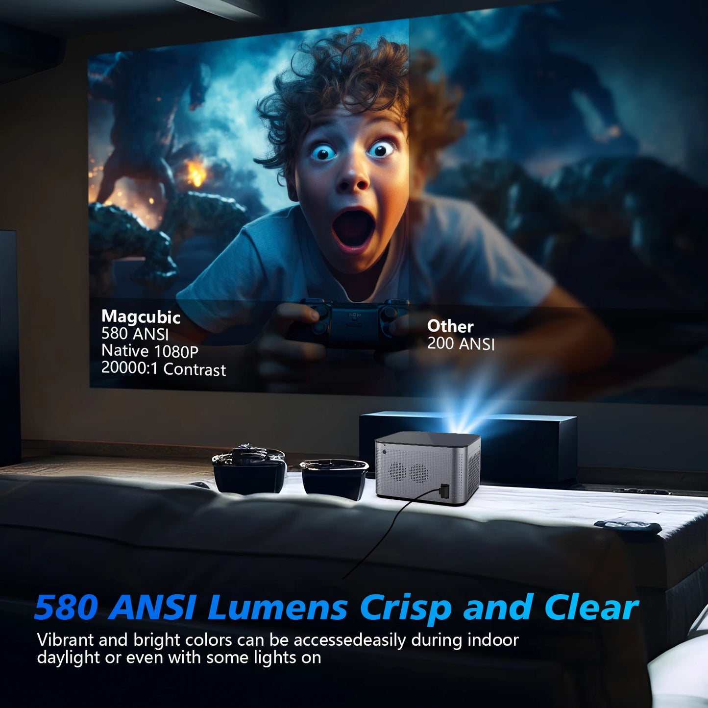 Magcubic Android 11 4K Smart Projector