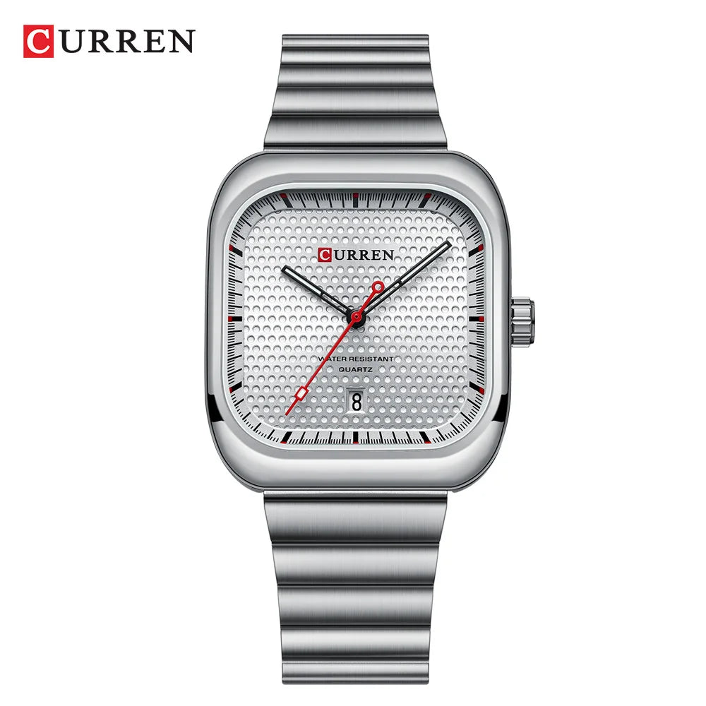 CURREN Simple Business Square Quartz Watch