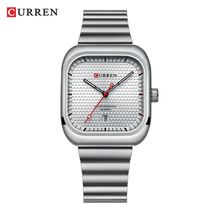 CURREN Simple Business Square Quartz Watch