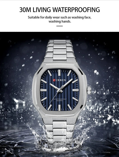 CURREN Luxury Business Square Watch