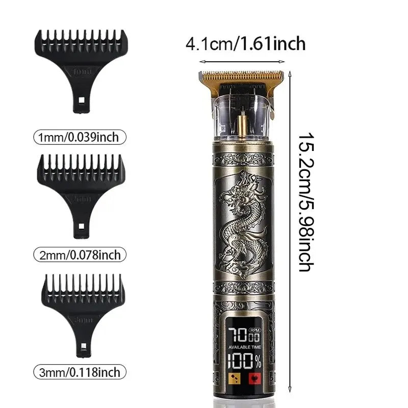 Three-speed Variable Gear T9 Hair Clipper