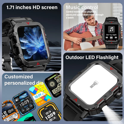 LAXASFIT LED Men's Smartwatch