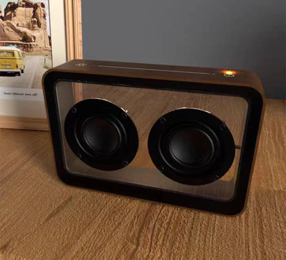 Transparent Wireless Bluetooth Speaker with Duel Horn