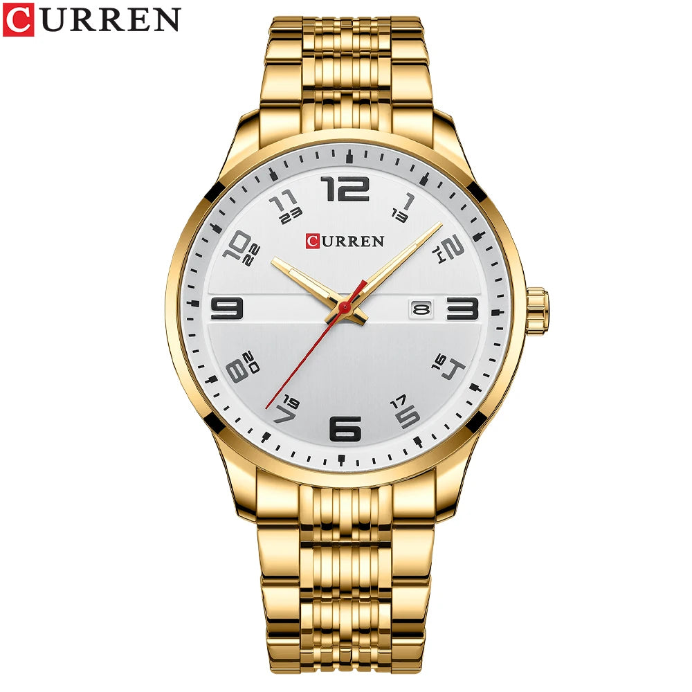 CURREN Luxury Stainless Steel Watch