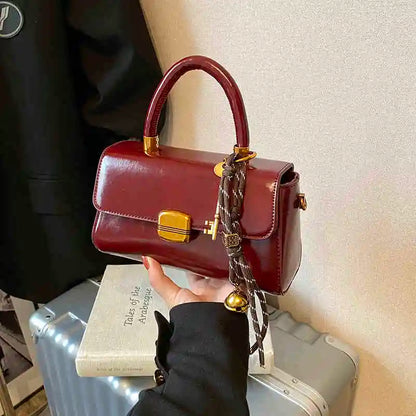 Oil Waxed Leather Women's Bag