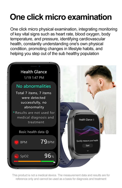 Uric Acid Body Fat Smartwatch