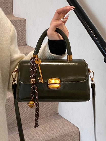 Oil Waxed Leather Women's Bag