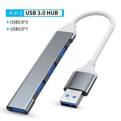 7 Ports USB A C Hub Concentrator