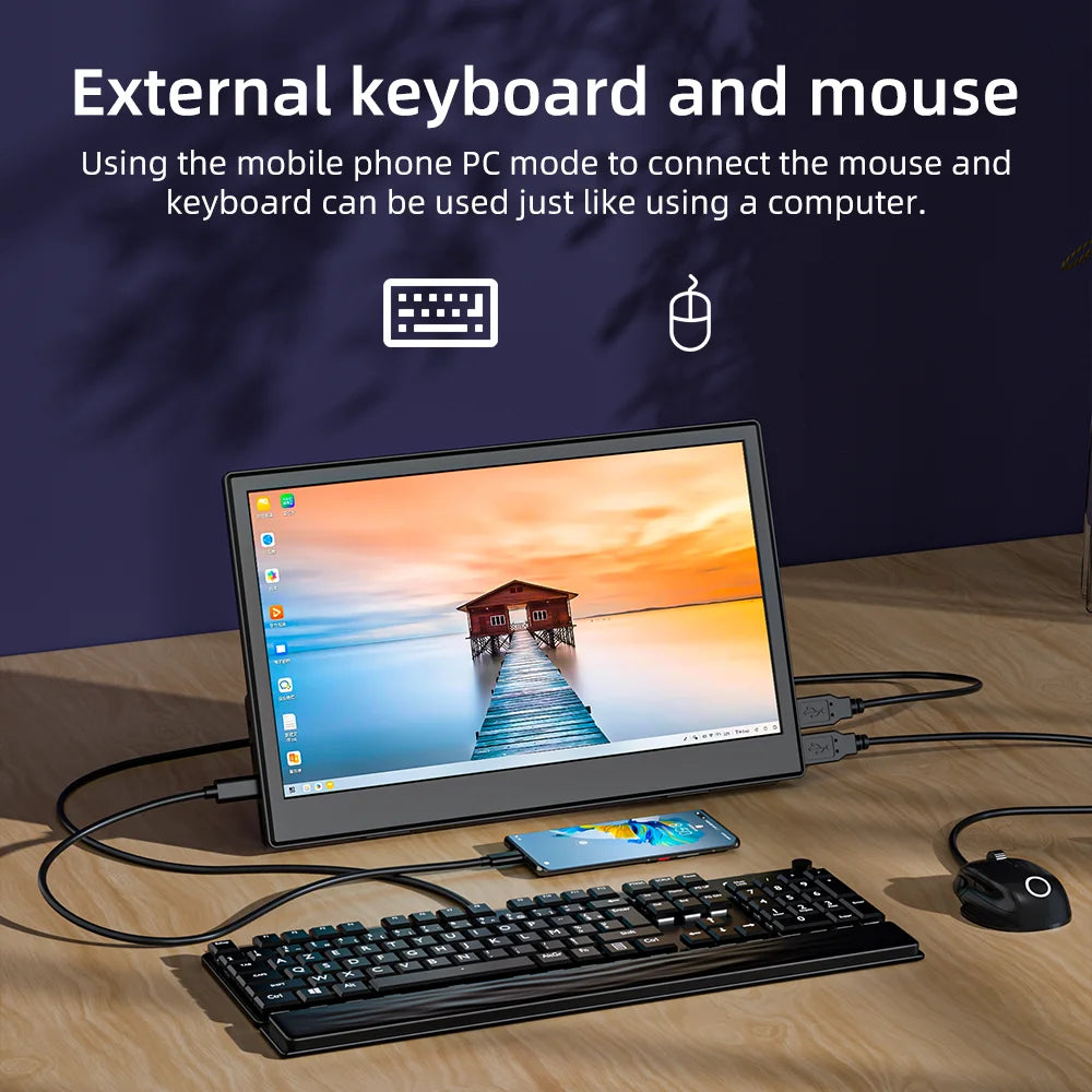 BYONE 11.6 HD Portable Monitor