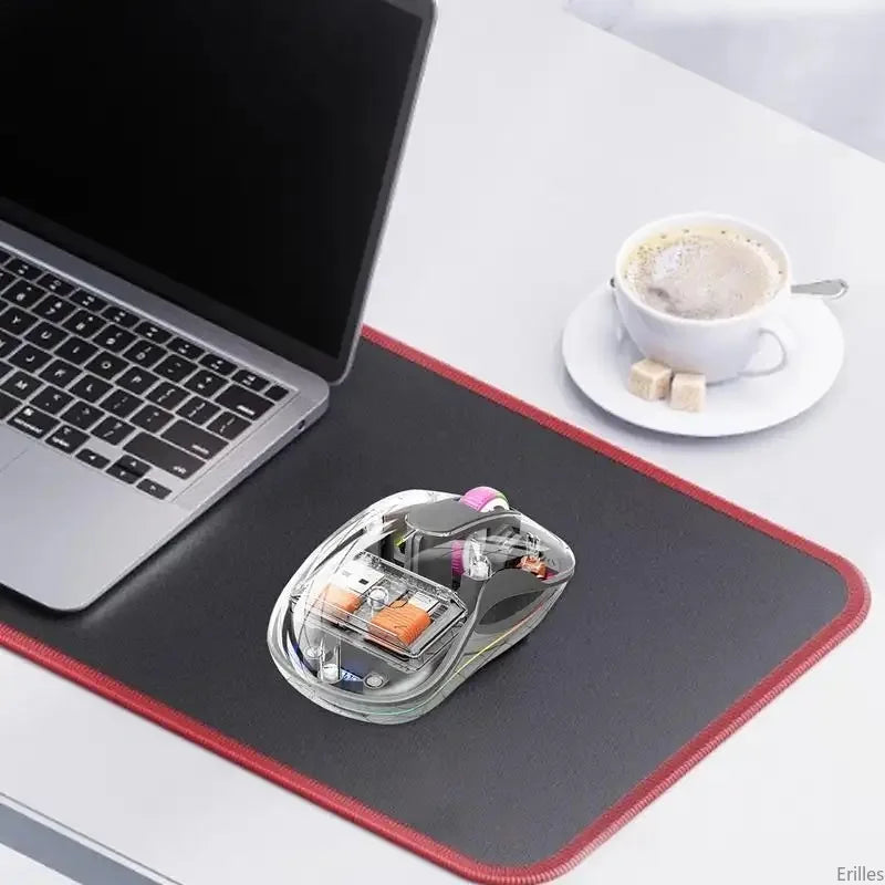 Transparent Bluetooth Wireless Mouse