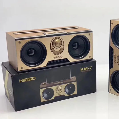 Retro KM-7 Wooden Bluetooth Speaker