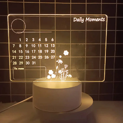 Changing Screen Board Night Lamp