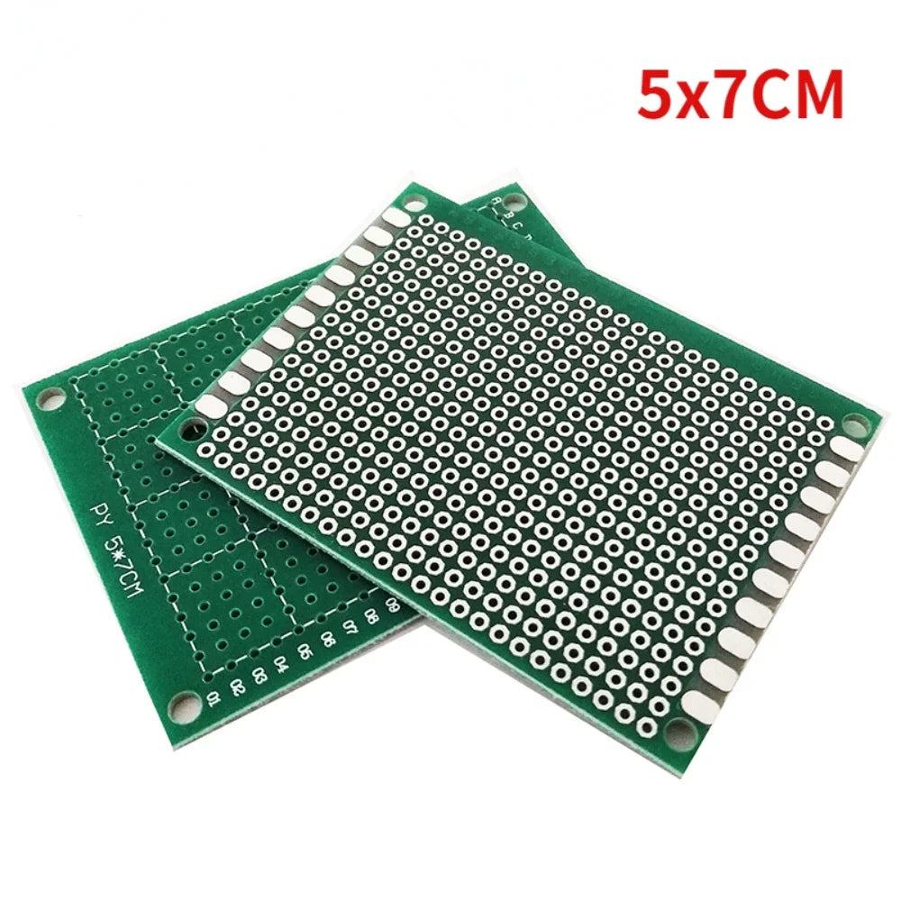 1PCS Single Sided PCB Universal Printed Circuit Board 2x8 3x7 4x6 6x8 10x10 10x15 10x22 12x18 15x20 20x30CM DIY Breadboard Plate