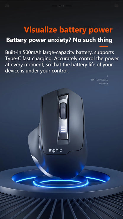INPHIC M9 2.4G Wireless Mouse Rechargeable