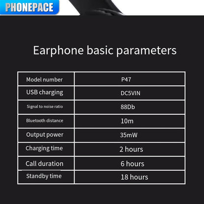 Stereo P47 Bluetooth Headset