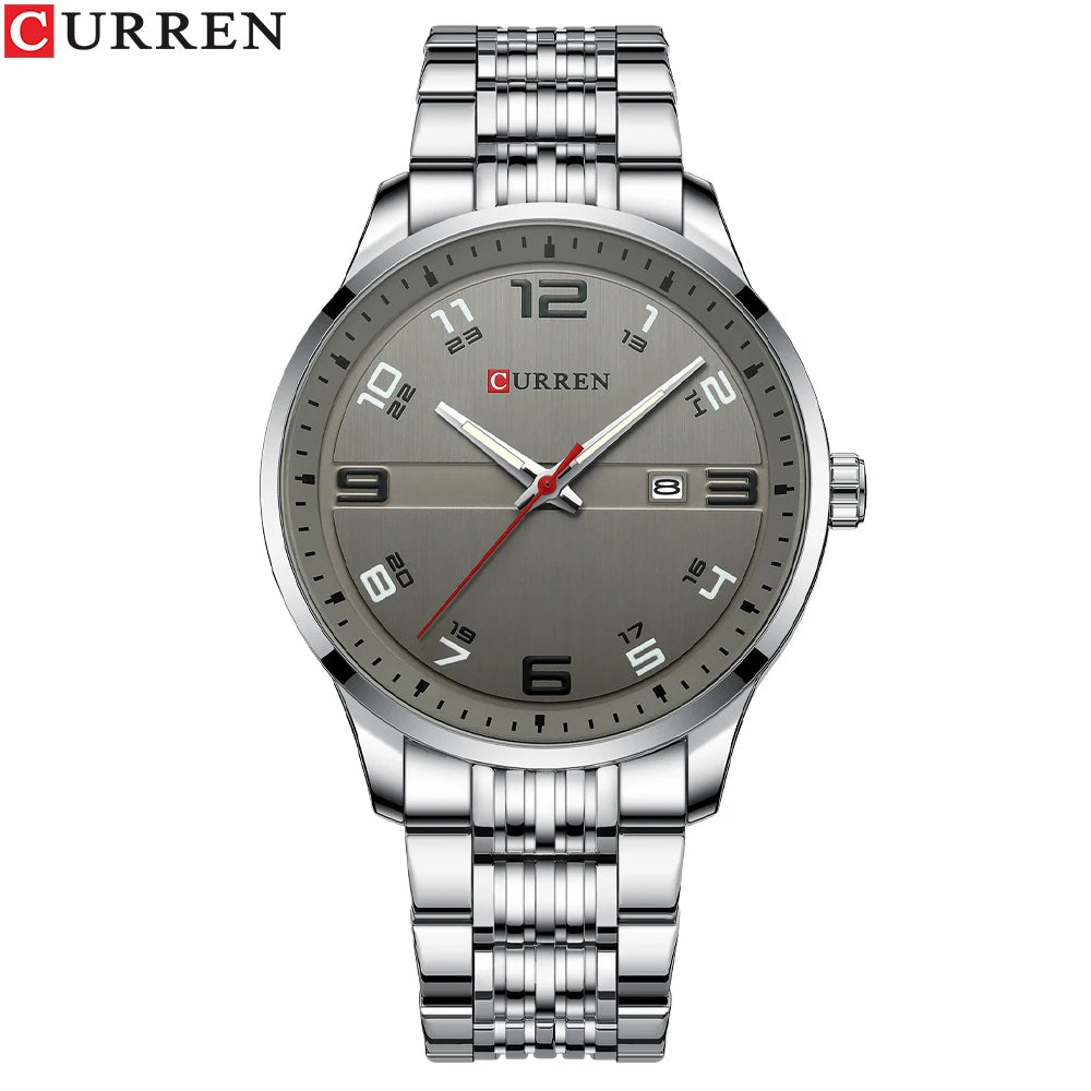 CURREN Luxury Stainless Steel Watch