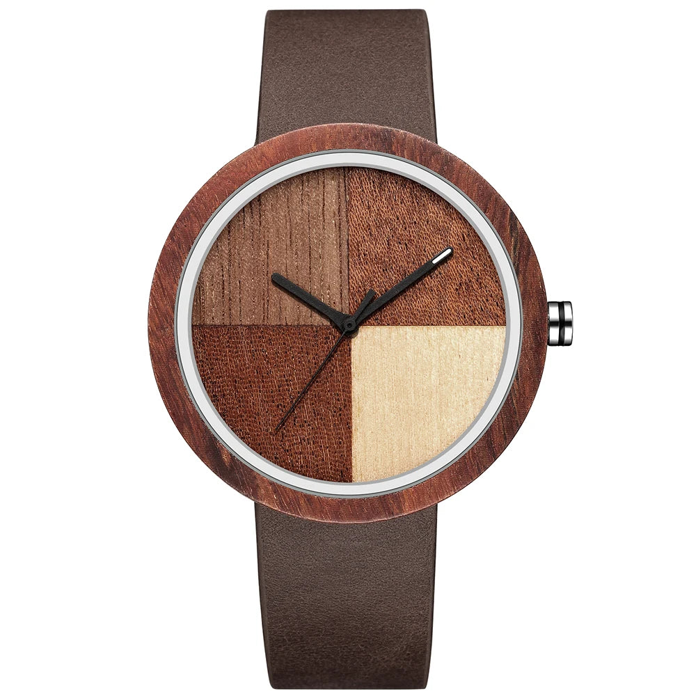 Casual Quartz Wooden Watch